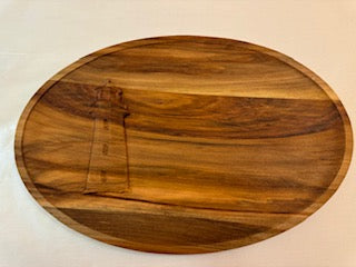 Handcrafted Wooden Lighthouse Catch-All Tray- Nautical Valet Tray- Coastal Home Decor- Gift for Him- Rustic Entryway Organizer
