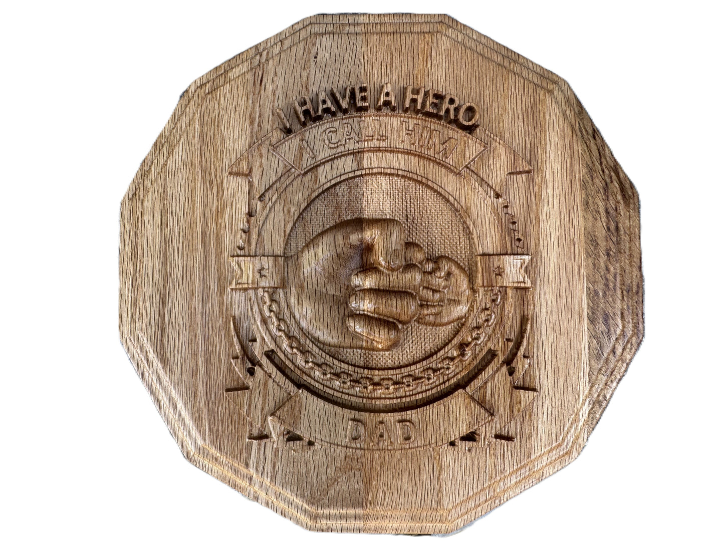 custom Father's Day gift- unique gift for dad-hero Dad gift-personalized wooden sign for dad