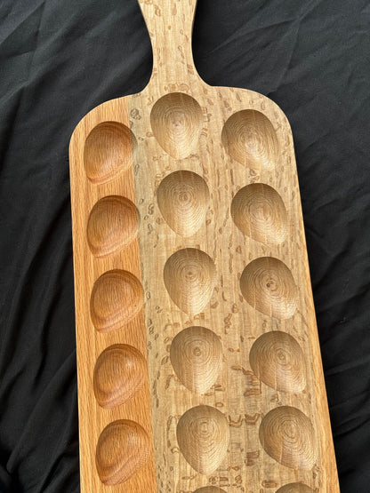Wood Deviled Egg Board | Appetizer Serving Tray charcuterie board