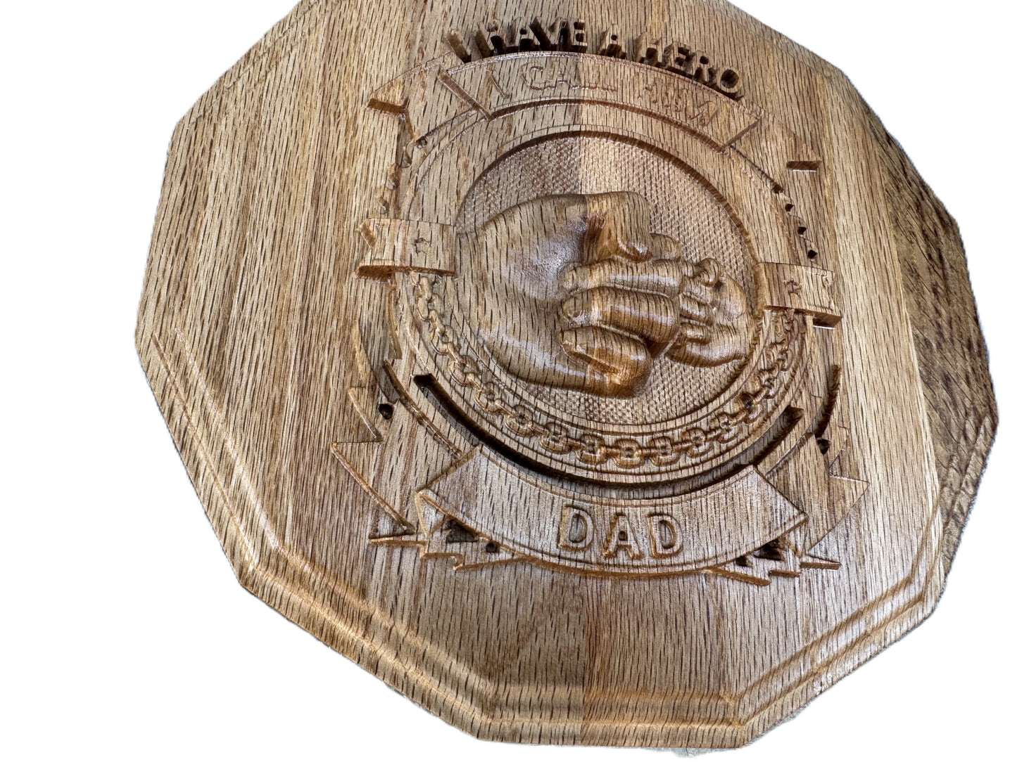 custom Father's Day gift- unique gift for dad-hero Dad gift-personalized wooden sign for dad