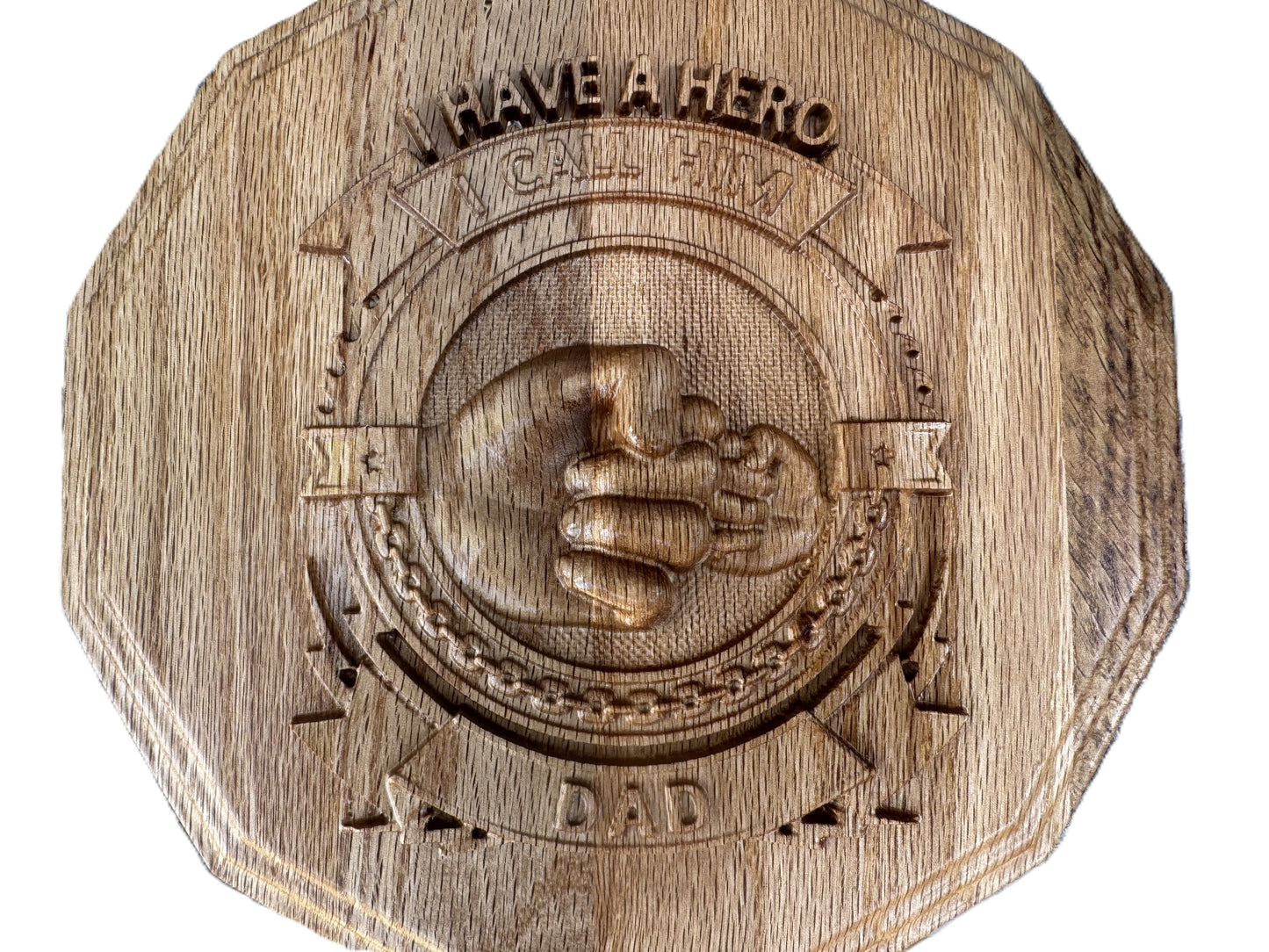 custom Father's Day gift- unique gift for dad-hero Dad gift-personalized wooden sign for dad