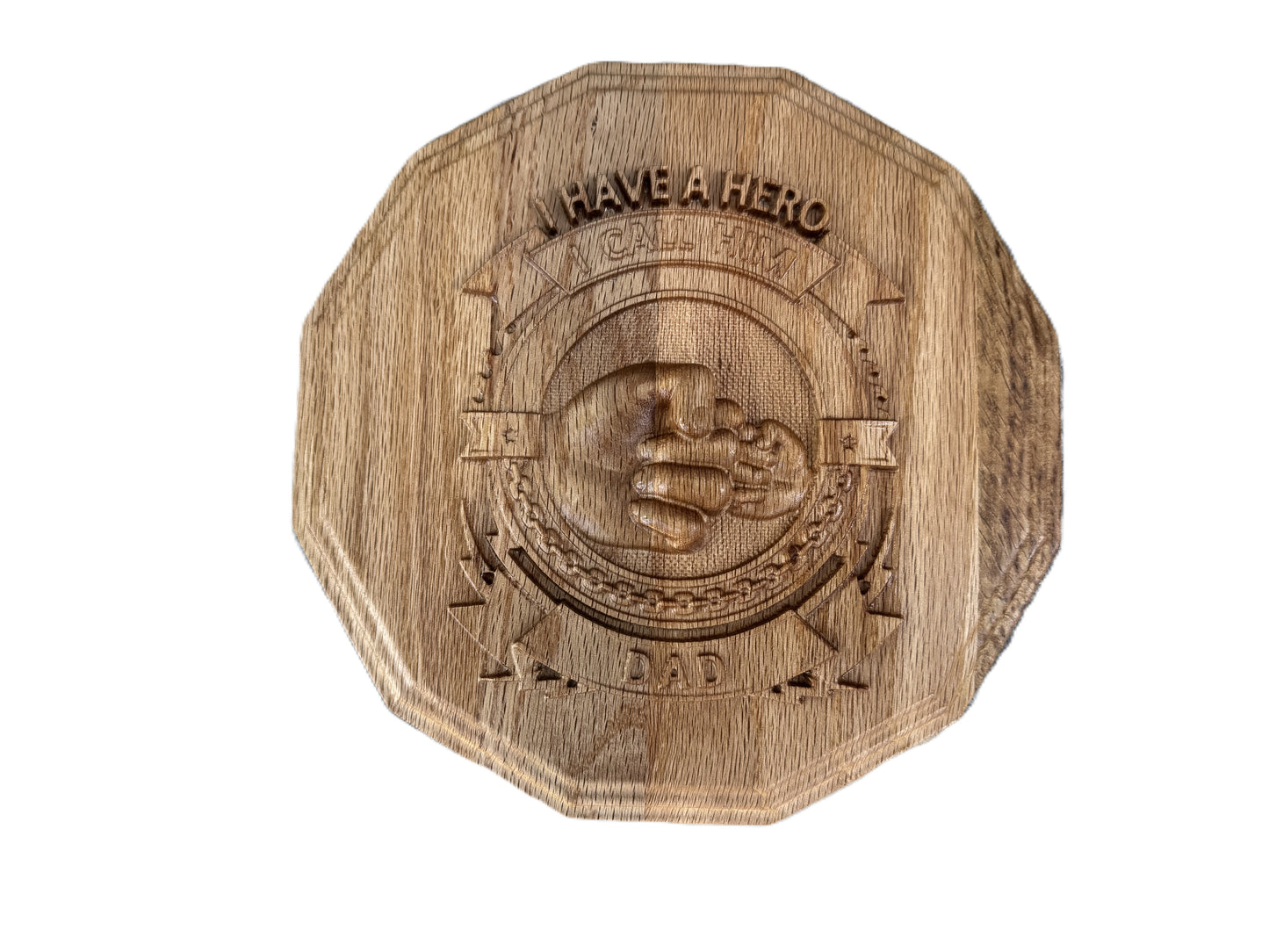 custom Father's Day gift- unique gift for dad-hero Dad gift-personalized wooden sign for dad