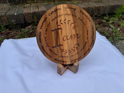 Handmade Inspirational Wall Sign - Motivational Décor for Home Office or Workspace