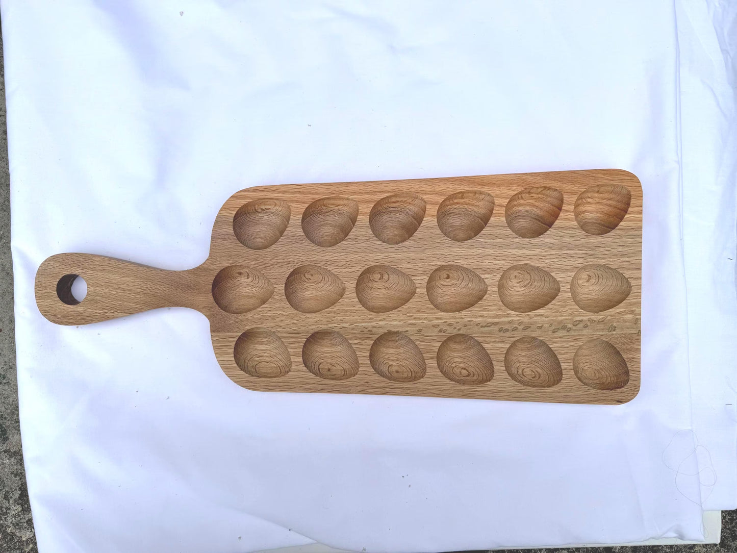 Wood Deviled Egg Board | Appetizer Serving Tray charcuterie board